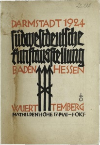 Ernst Eimer, Ausstellung 1924 Darmstadt